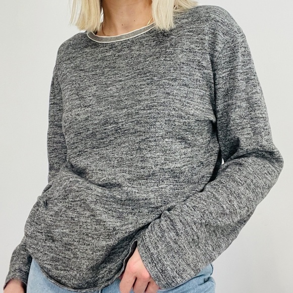 Gray Long Sleeve Sweater - Picture 1 of 7